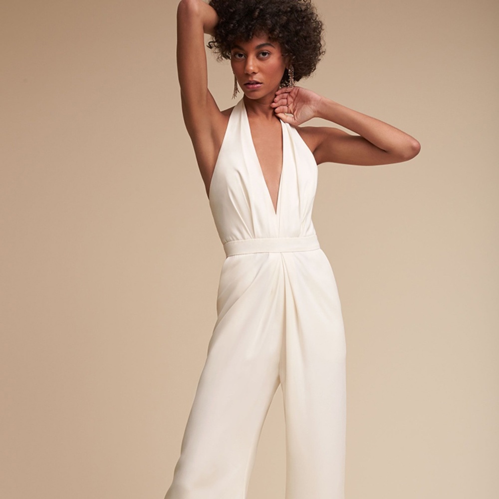 BHLDN / Jill Stuart Jumpsuit (Size 2 / Ivory)